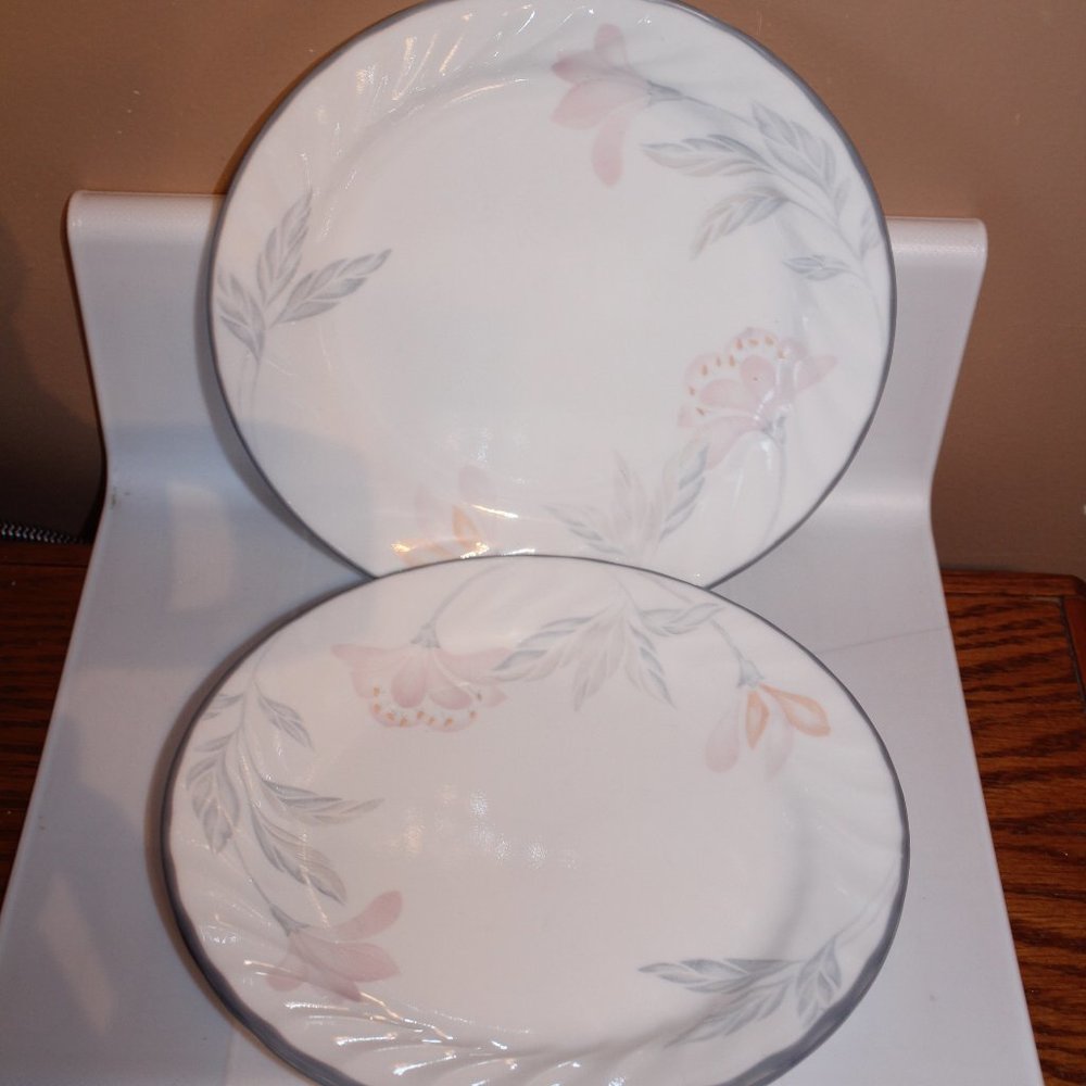 Lot of 3 Corelle by Corning Pink Trio Salad Plate 7.25"